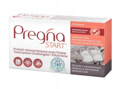 Pregna Start 30/60/90 Tabletten Vitaminen Mineralen Folsäure Calcium L-Methylfol
