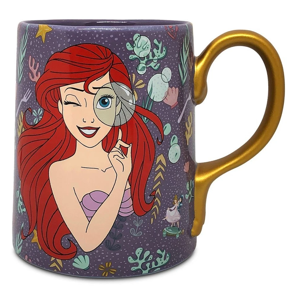 BNWT Disney Store Ariel Little Mermaid Never Enough Thinga-Mabobs Mug Spoon Set - Image 2 of 2