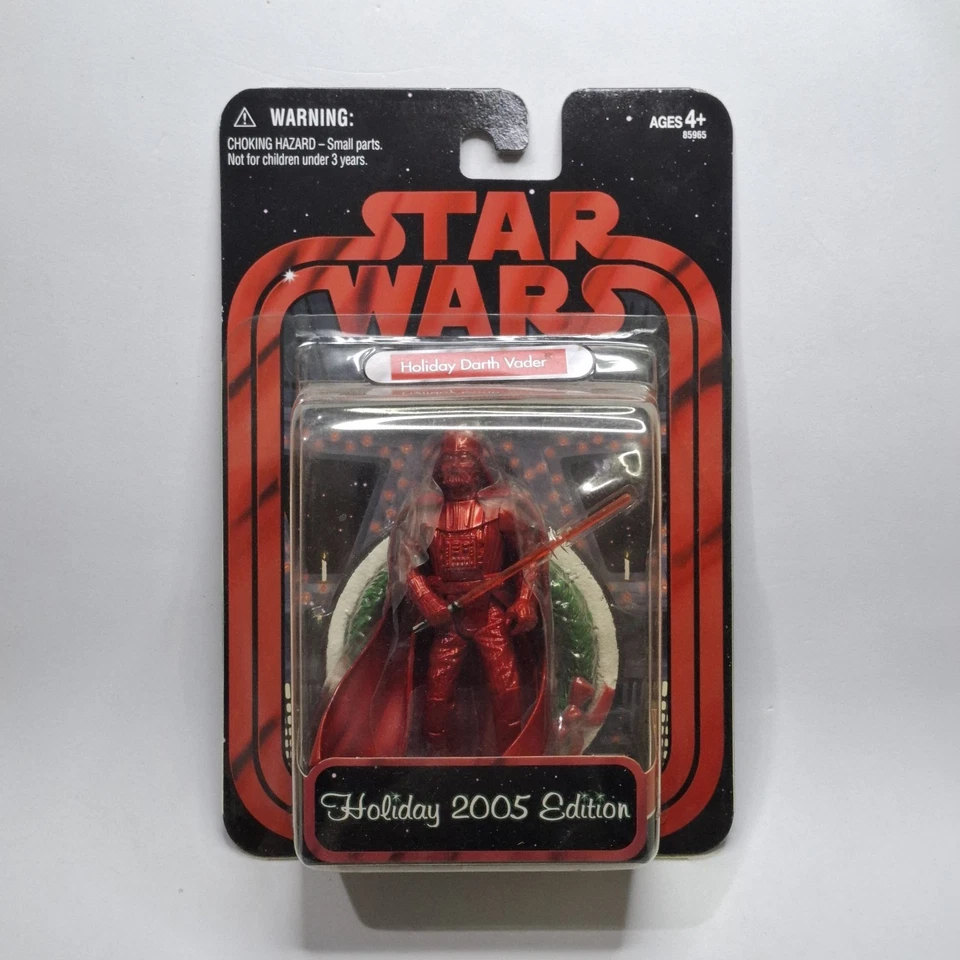 Star Wars Darth Vader Holiday 2005 Edition Hasbro Action Figure New Unopened  - Immagine 2 di 4
