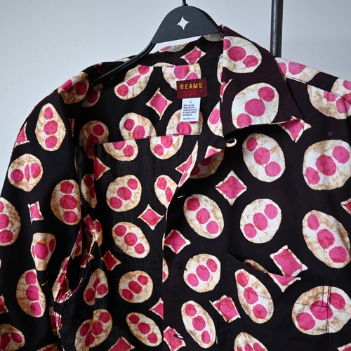 Vintage 1990s BEAMS authentic batik cotton Hawaiian shirt made in Indonesia, L - Picture 5 of 23