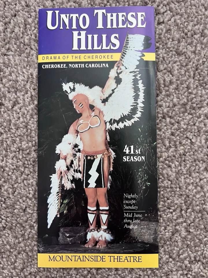 Conjunto de folletos vintage de Cherokee NC y mapas de atracciones de las Tierras Altas del Sur (3) Foto 2 de 4