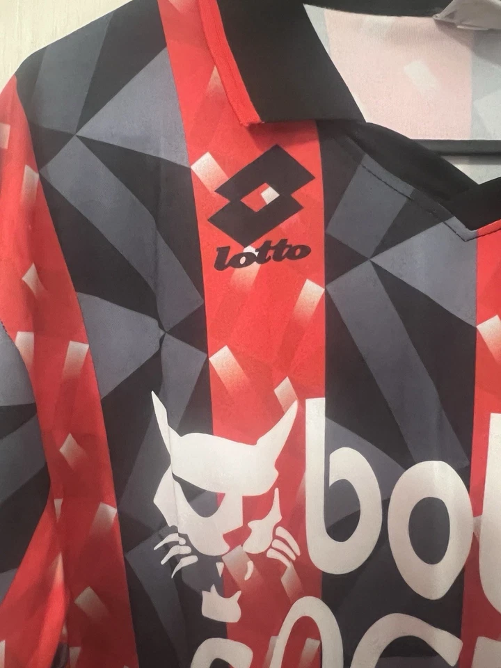Maillot Ogc Nice 94/95 Lyazid Sandjak - Photo 4/4
