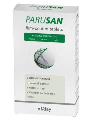PARUSAN Anti Haarausfall Tabs Komplex Formel Vitamine & Mineralien für Haarwachstum