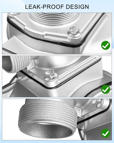 Durable 2" Aluminum Water Pump Housing for Predator & Pacific Hydrostar Engines - Picture 5 of 8