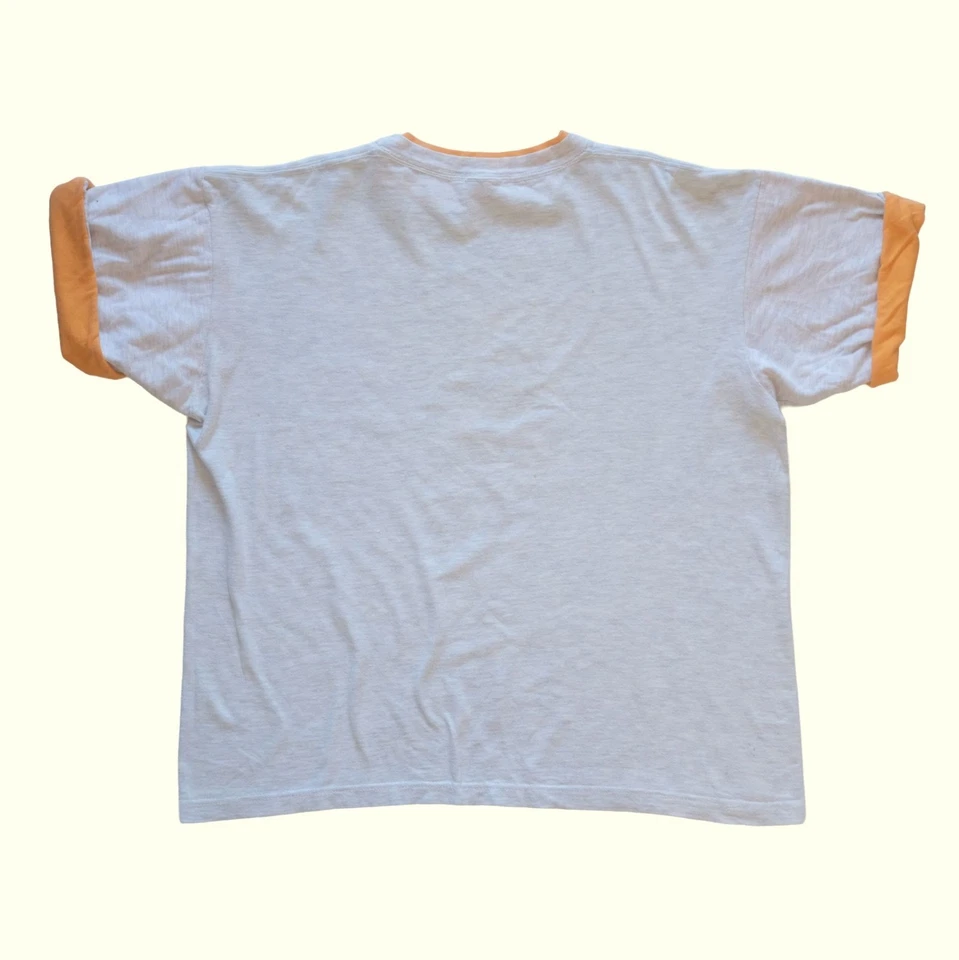 NCAA VTG 90s 80s RETRO TENNESSEE VOLS VOLUNTEER FOOTBALL RINGER T SHIRT SZ XL - Image 3 of 4