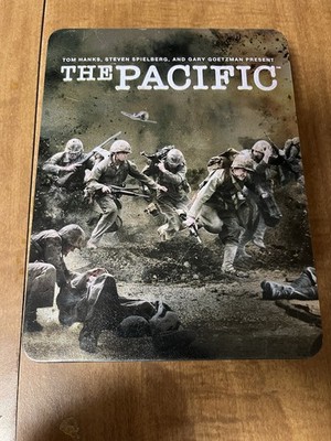HBO Home Video The Pacific DVD Collectible Tin  (Incomplete Set Missing Disk 5)