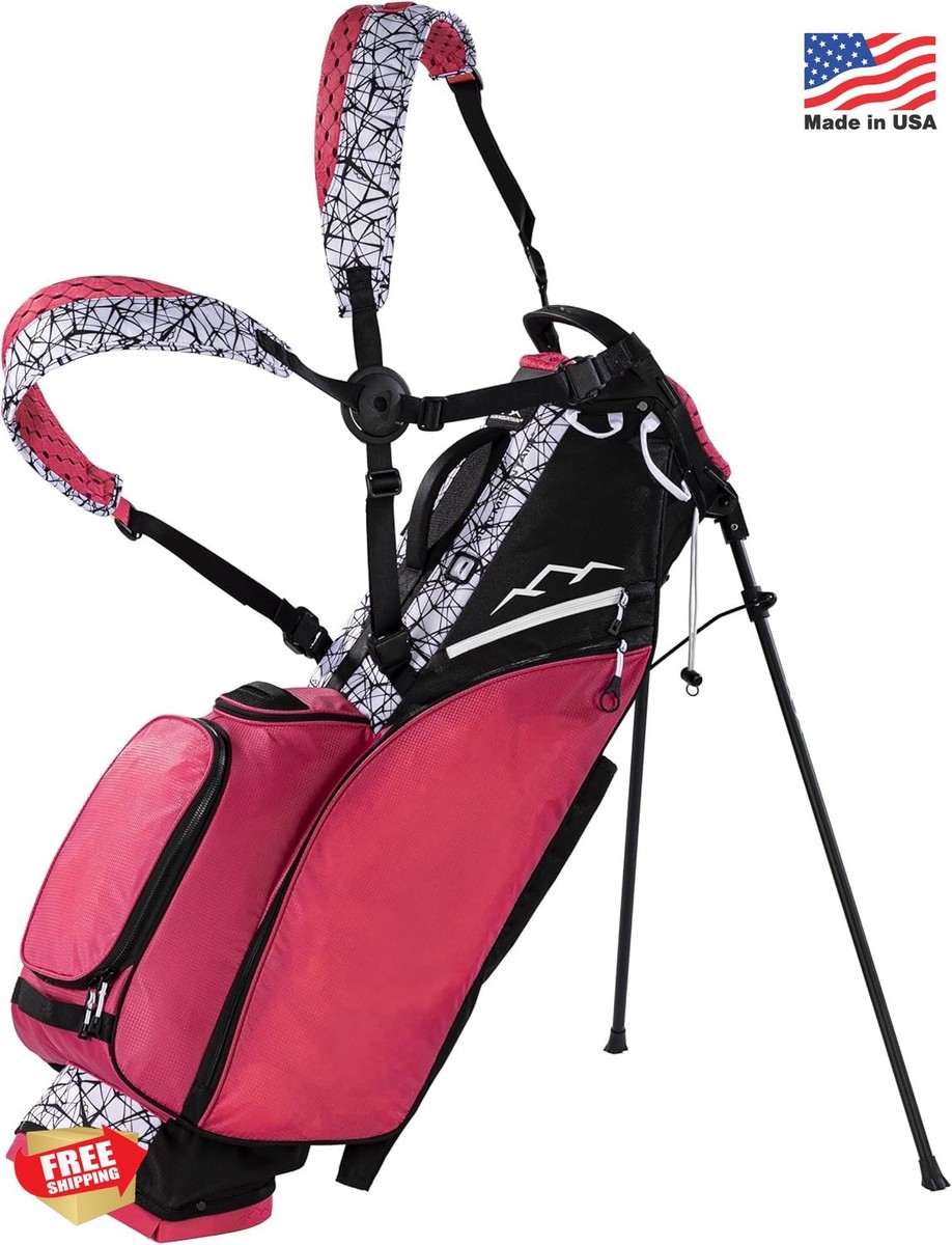 Sun Mountain Eclipse 2.5 Women's 4-Way Stand Golf Bag Black-Pink