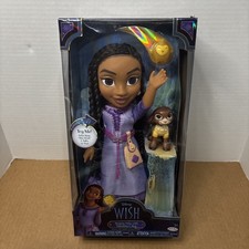 Disney  s 14'' Wish Singing Asha with Valentino  Star Large Doll