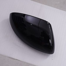 Passenger Side Rearview Mirror Cover Cap Gloss Black for Nissan Sentra 2020-25