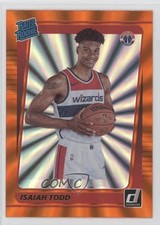 2021-22 Panini Donruss Rated Rookie Holo Orange Laser Isaiah Todd #237 1t2c