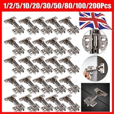 Lot Kitchen Units Door Hinges Soft Close Cupboard Wardrobe Hinges Folding &Screw