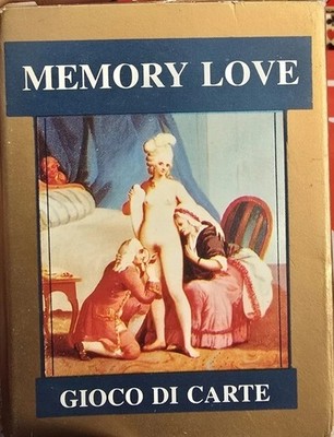 MEMORY LOVE SPIELKARTENSPIEL - HOCH EROTISCH
