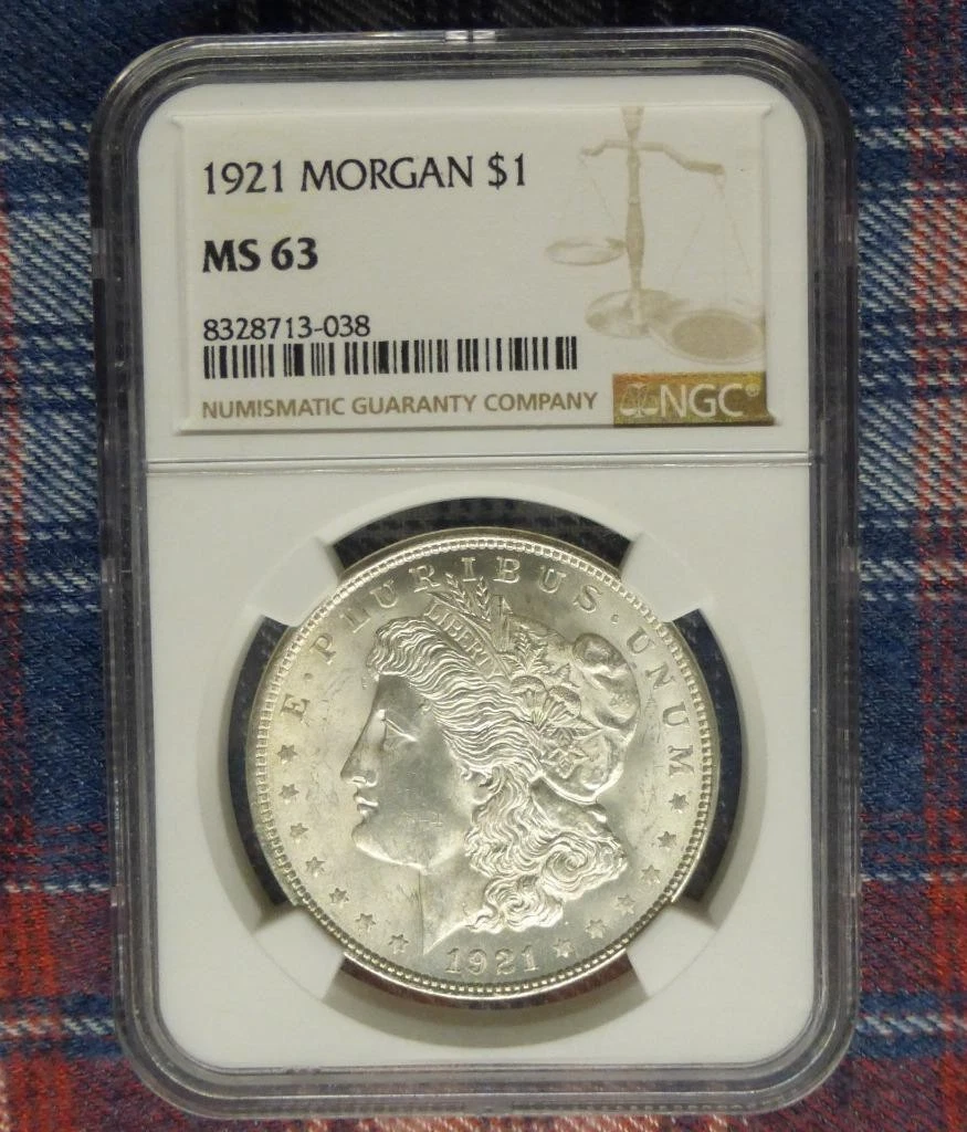 MS 63 Graded 1921 Year Morgan US Dollars (1878-1921) for sale | eBay