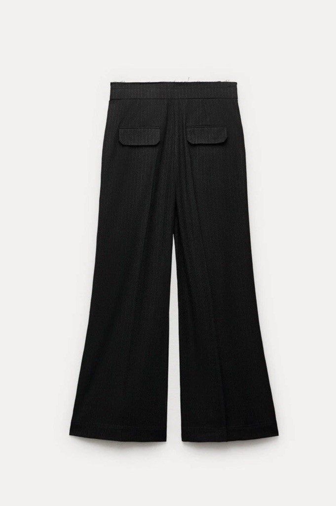 Zara ZW COLLECTION DARTED PINSTRIPE TROUSERS thumbnail 3