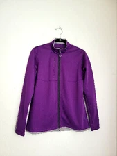 Sun Mountain Thermalwear Full Zip Purple Womens Javket Sz M EUC