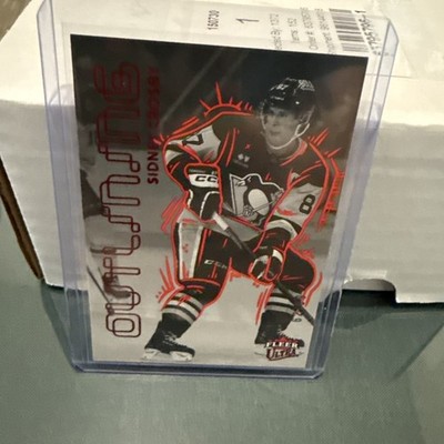 2025-26 Upper Deck Fleer Ultra Outlining Red 62/99 Sidney Crosby #OL14of30