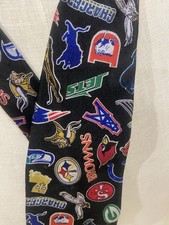 (2) NFL Football All Teams Logos 1998 Neck Ties Made in USA