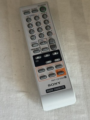GENUINE SONY RMT-CE100A CD Radio Cassette-Corder Remote - CFD-E100 CFD-E100W