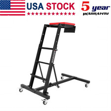 ??45 - 66 in Adjustable Height Foldable Automotive Engine Topside Rolling Creepe