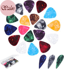 60 PCS Guitar Picks, 3 Different Thickness Abstract Art Colorful Guitar Pick wit