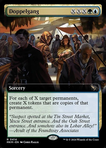 Doppelgang Extended Art R Foil #414 | MKM Murders at Karlov Manor | MTG fresh