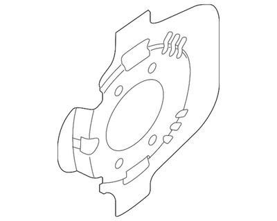 Genuine Nissan Brake Dust Shield 41161-1EN1A