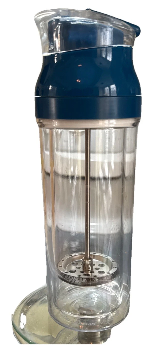 Great Innovations French Press Double Wall Travel Tumbler - Blue (15 oz)
Opens in a new window or ta