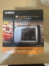 Uniden HomePatrol 1 Scanner - Original Box, Stand, SD Card, Antenna  Power Cord