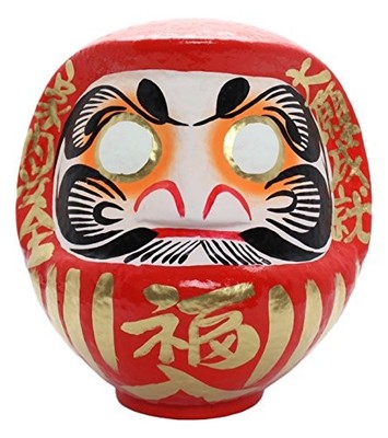 Takasaki Daruma Fuku Daruma Nr. 8 Rote Sicherheit der Familie und Erfüllung von