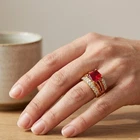 24K Gold 925 Sterling Silver Rings Luxurious Pink Padparadscha Sapphire 9.25Ct