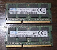 SAMSUNG 16GB 2x8GB 2Rx8 PC3L-12800S DDR3 SODIMM Laptop Memory RAM