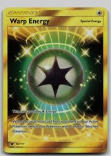 Pokemon TCG Warp Energy (Secret) SM - Crimson Invasion 123/111 Holo NM