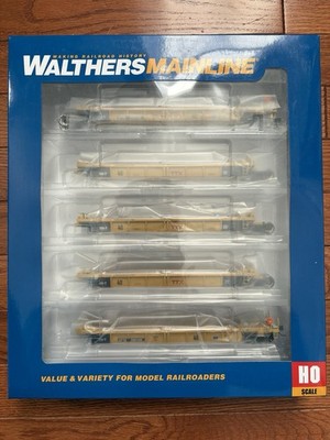 HO Walthers Mainline Thrall 5-unit Rebuilt 40  Well Car DTTX #748106