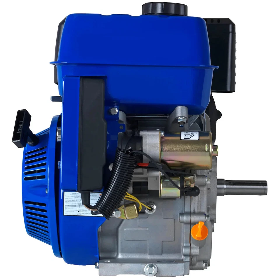 DuroMax XP16HPE 420cc 1" Recoil/Electric Start Horizontal Gas Powered Engine - Image 3 of 4