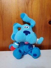 Fisher Price Blues Clues Bedtime Blue w/ Flashlight Vintage 2000 Sleepover Plush