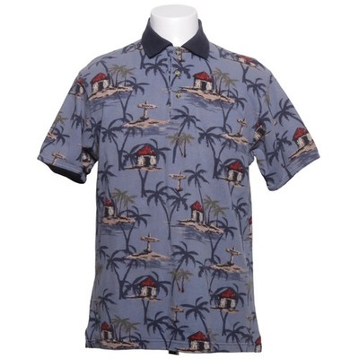 Natural Issue, Poloshirt, Größe: M, Blau/Mehrfarbig, Baumwolle, Sonstiges #XuZ