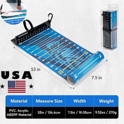 53in Fish Ruler Saltwater Fishing Measuring Tool for Angler,Fish Measuring Tape