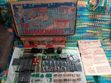 MARX UNTOUCHABLE FIGURES RARE ORIGINAL BOX PLAY MAT INSTRUCTIONS 1961 ELIOT NESS