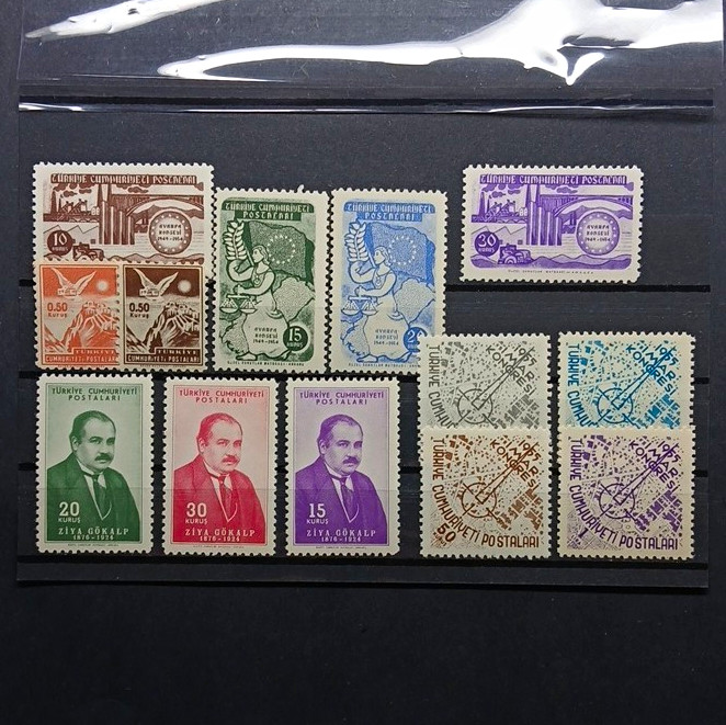 Turkey  1954/1955 MNH