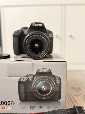 Canon EOS 2000D + EF-S 18-55mm II + OVP + Gewährleistung