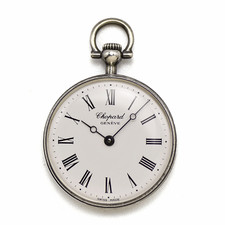 Chopard Antique Pocket Watch Hand Wound Analog White dial w/ Case