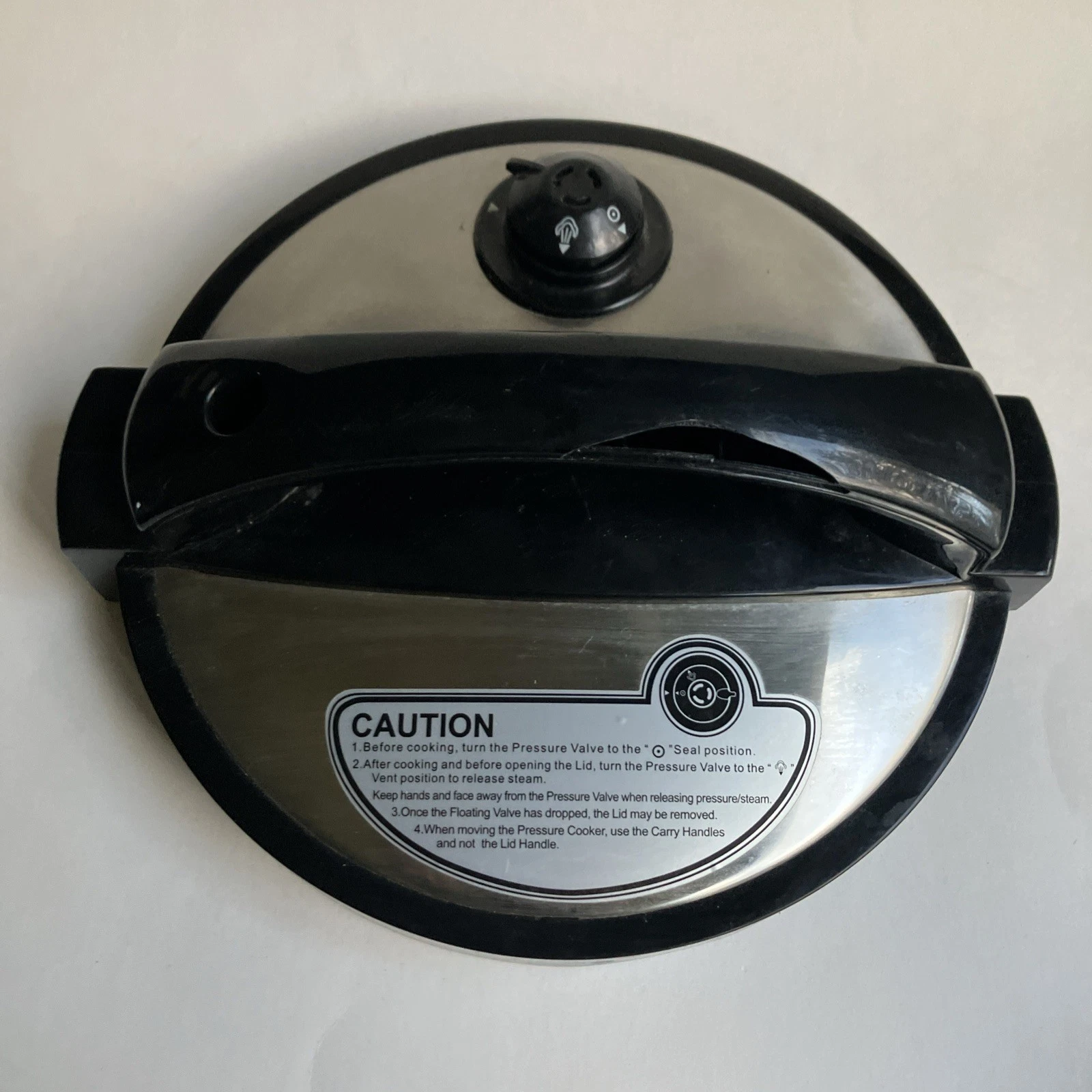 Power Pressure Cooker XL Tristar 6 Qt PPC770 Replacement Lid | READ