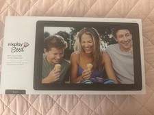Nixplay Seed 10 Inch Widescreen WiFi Cloud Digital Photo Frame Model W10B Open B
