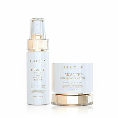 HAERIN SET Advanced Repair Ampoule 30ml + Skin Booster Cream 30g