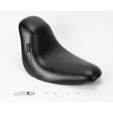 LePera 12 in. Wide Bare Bones Smooth Solo Seat w/Biker Gel - LGK-007
