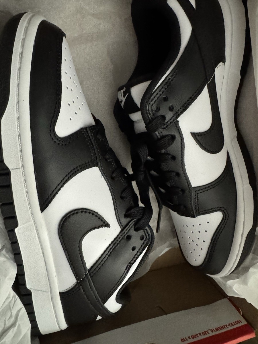 Size 7.5 - Nike Dunk Low Black White W for sale online | eBay