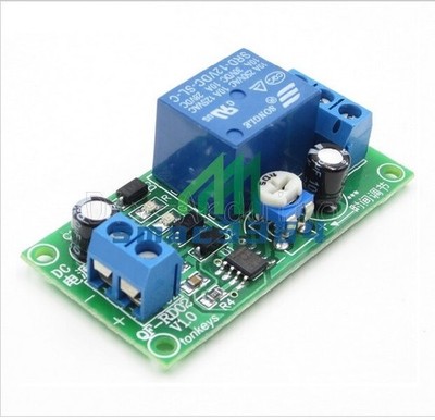 DC 12V 0-60 Second Adjustable Delay Time Turn off Switch NE555 Timer Relay #tp