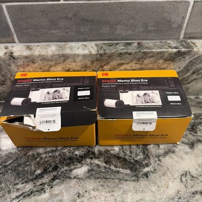 KODAK Memo Shot ERA Instant Camera and Photo Printer Paper Set 18 Pack