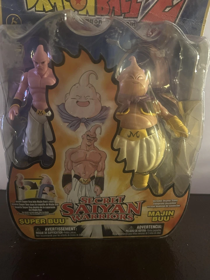 Figura de acción de colección Dragon Ball Z Secret Saiyan Warriors Super Buu Majin Buu Foto 2 de 4