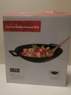 Wok aus Gusseisen – 30 5 cm